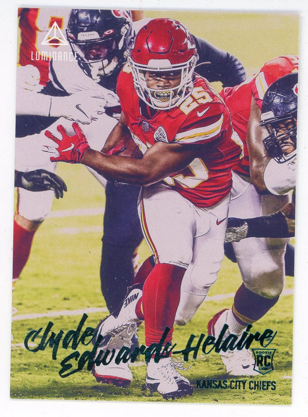Clyde Edwards Helaire 2020 Panini Chronicles Luminance Rookie Card #218