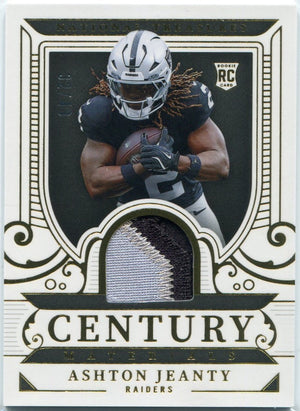 Ashton Jeanty 2025 Panini National Treasures Century Materials 2 Color Patch RC #CM-AJY 32/49