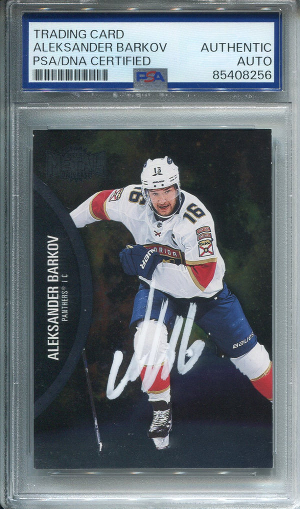 Aleksander Barkov Autographed Skybox Card PSA Authentic Auto