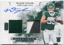 Mason Taylor 2025 Panini Impeccable Elegance Dual Relic & Autographed RC #ELE-MTR 7/89