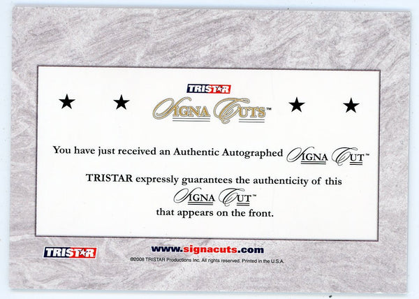 Joe Pepitone 2008 Tri Star Signa Cuts Autographed