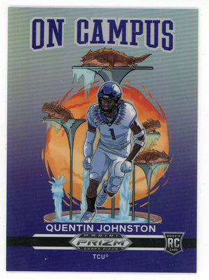Quentin Johnston 2023 Panini Prizm Daft Picks On Campus #OC-8