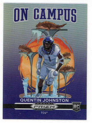 Quentin Johnston 2023 Panini Prizm Daft Picks On Campus #OC-8