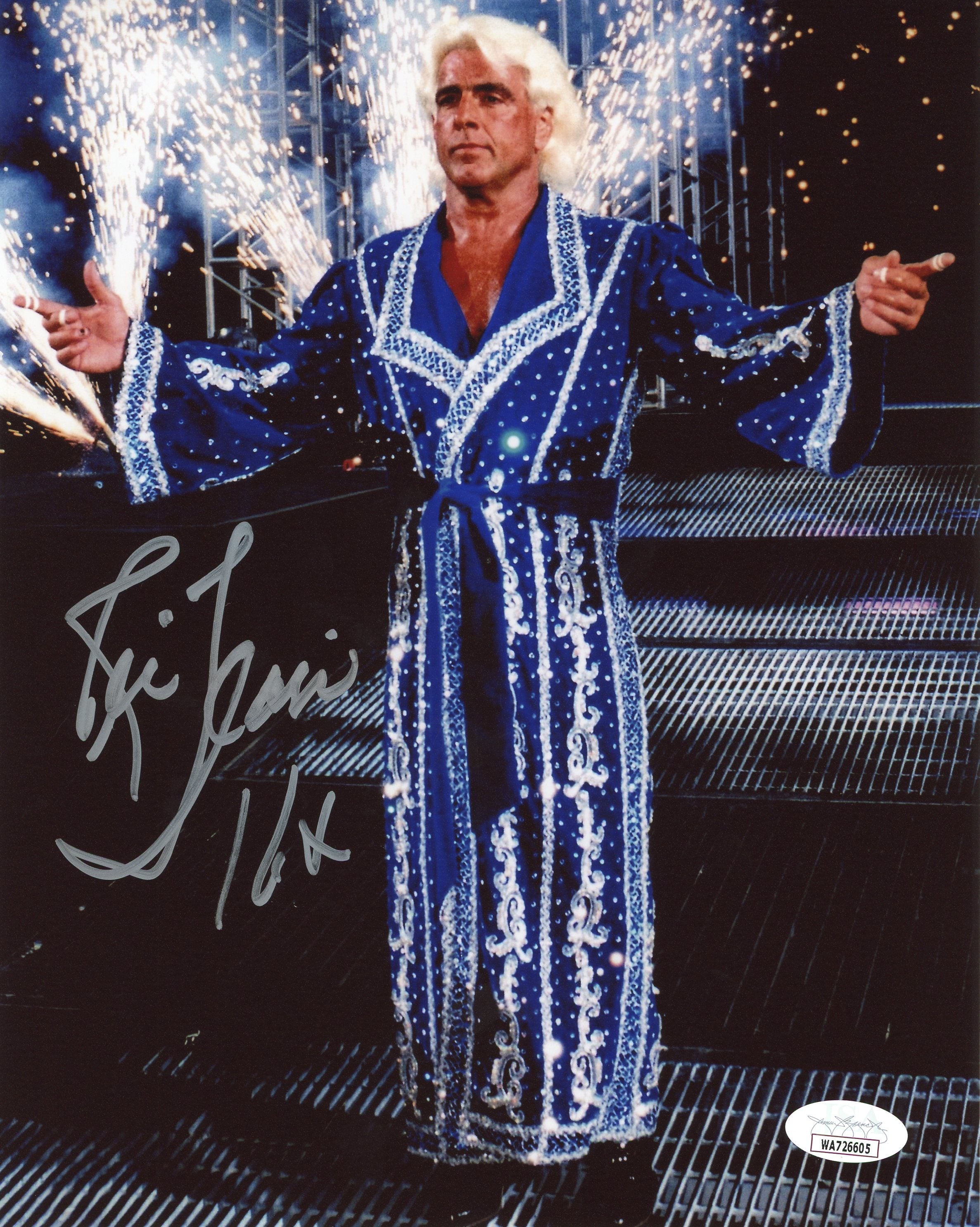 Ric Flair Autographed 8x10 Photo (JSA) | Hollywood Collectibles