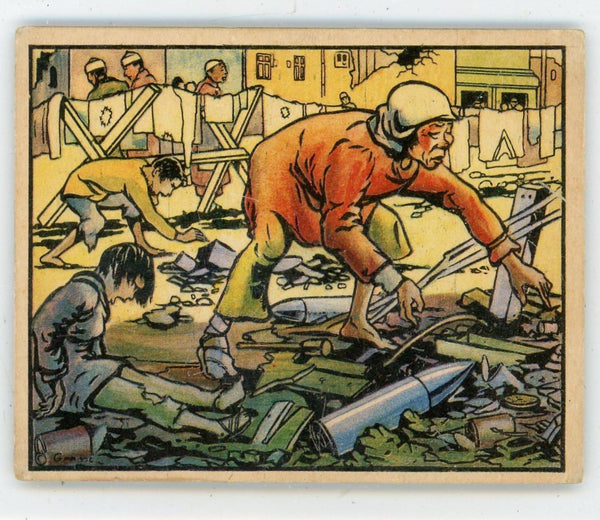 Seeking Life in the Face of Death 1938 Gum #125 Card