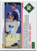 Luke Holman 2024 Panini Prospect Edition Prospect Ticket Autographed Red Prizm RC #30 70/199
