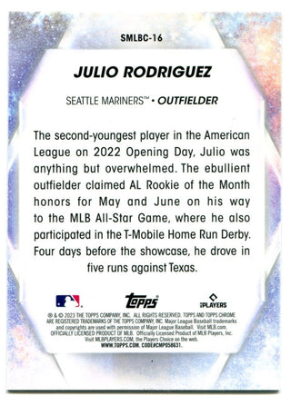Julio Rodriguez Topps Chrome Stars of MLB 2023