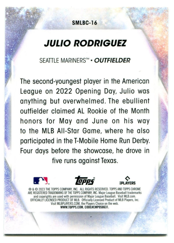 Julio Rodriguez Topps Chrome Stars of MLB 2023