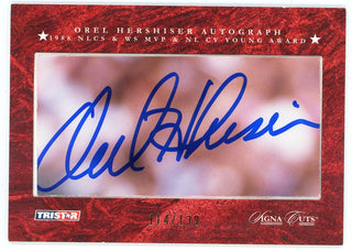 Orel Hershiser 2008 Autographed Tristar Signa Cuts