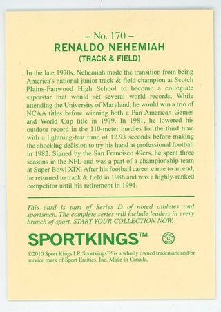 Renaldo Nehemiah Sport Kings Gum #170