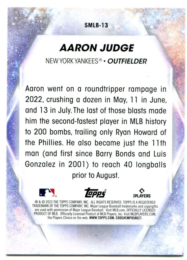 Aaron Judge Topps Stars of MLB 2023