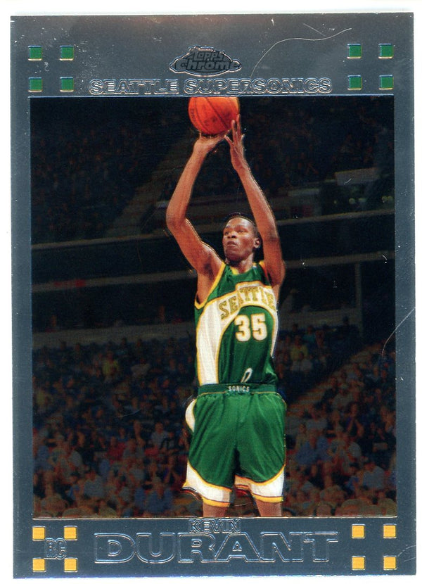 Kevin Durant 2008 Topps Chrome Rookie Card #131 | Hollywood Collectibles Kevin Durant 2008 Topps Chrome Rookie Card #131 | Hollywood Collectibles
