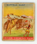 Buffalo Hunt Indian Gum Goudey Gum #135 Card