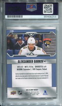 Aleksander Barkov Autographed Upper Deck Card PSA Authentic Auto