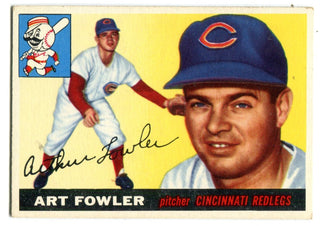 Art Folwer 1955 Topps #3 Card