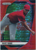 Chase Burns 2025 Panini Prizm Red Pulsar Prizm Card #86 355/399
