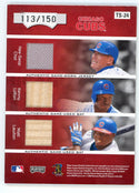 Chicago Cubs 2005 Playoff Absolute Team Six Bat Relics #TS-24