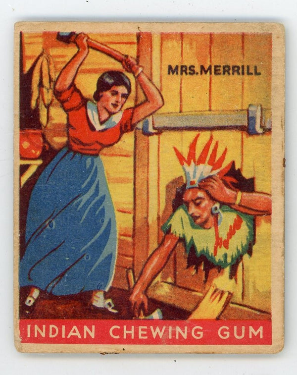 Mrs. Merrill Indian Gum Goudey Gum #65 Card