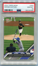 Paul Skenes & Shohei Ohtani 2024 Topps Now Card #264 PSA Graded 10