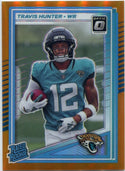 Travis Hunter 2025 Panini Donruss Optic Orange Prizm RC #201 23/299