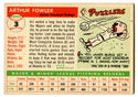 Art Folwer 1955 Topps #3 Card