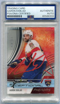 Aaron Ekblad Autographed 2021 - 2022 Upper Deck Synergy Card #EP-AE 24/899 PSA/DNA Certified