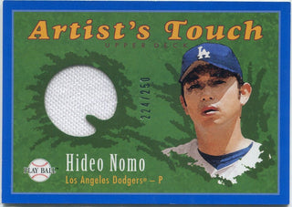 Hideo Nomo 2004 Upper Deck Play Ball Artist's Touch Jersey Card #AT-HN 224/250