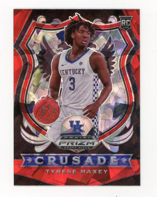 Tyrese Maxey 2020 Panini Crusade Red and Black #94 Card
