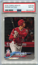 Shohei Ohtani 2018 Topps Update RC #US189 PSA Graded 8