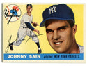 Johnny Sain 1955 Topps #193 Card