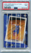 Cooper Flagg 2025 - 2026 Topps Match Attax In Motion RC #KICF PSA Graded 9