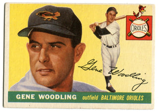 Gene Woodling 1955 Topps #190 Card