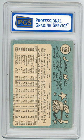 Jimmie Hall 1965 Topps #580 PSA 6