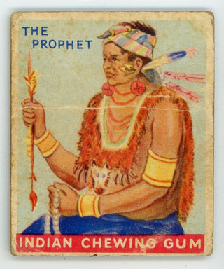 The Prophet Indian Chewing Gum Goudey Gum #34 Card