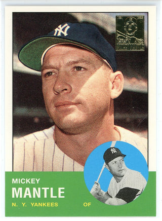 Mickey Mantle 1996 Topps Mickey Mantle Commemorative Set Card #13