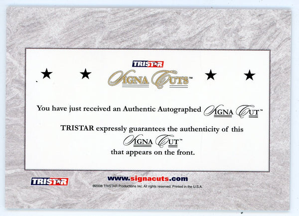 Billy Pierce 2008 Tristar Signa Cuts Autograph