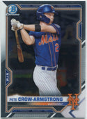 Pete Crow-Armstrong 2021 Bowman Chrome Prospects Card #BCP-22