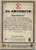 Jason Varitek 2006 Upper Deck Artifacts Jersey Card #AL=JV 13/150
