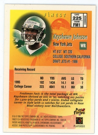Keyshawn Johnson 1996 Topps Finest Freshman #225