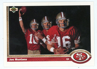 Joe Montana 1991 Upper Deck Card #54