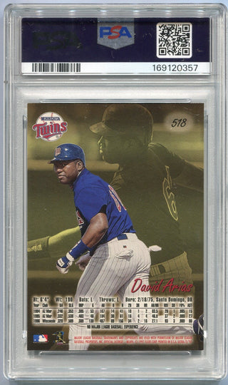 David Arias (Ortiz) 1997 Fleer Ultra RC #518 PSA Graded 8