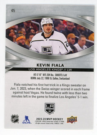 Kevin Fiala 2023-24 Upper Deck MVP #45