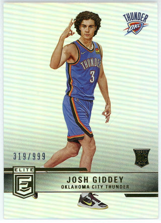 Josh Giddey 2021-22 Panini Donruss Elite Rookie Card #243