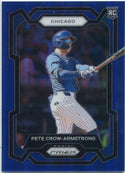 Pete Crow-Armstrong 2024 Panini Prizm Blue Prizm RC #203 38/199