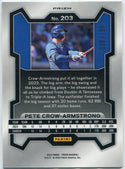 Pete Crow-Armstrong 2024 Panini Prizm Blue Prizm RC #203 38/199