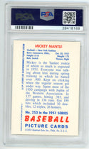 Mickey Mantle 1996 Topps 1951 Reprint #1 PSA 10