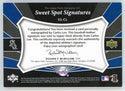 Carlos Lee 2004 Upper Deck Autographed Baseball Leather Sweet Spot Signature #SS-CL