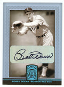 Bobby Doerr Autographed 2005 Donruss Greats Blue #9