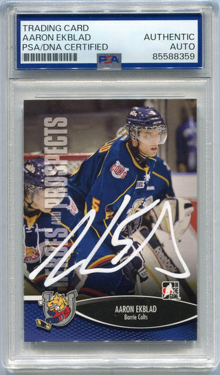 Aaron Ekblad Autographed 2013 In The Game Heroes And Prospects RC #51 PSA/DNA Certified