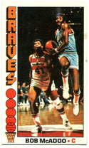 Bob McAdoo 1976 Topps Oversized Card